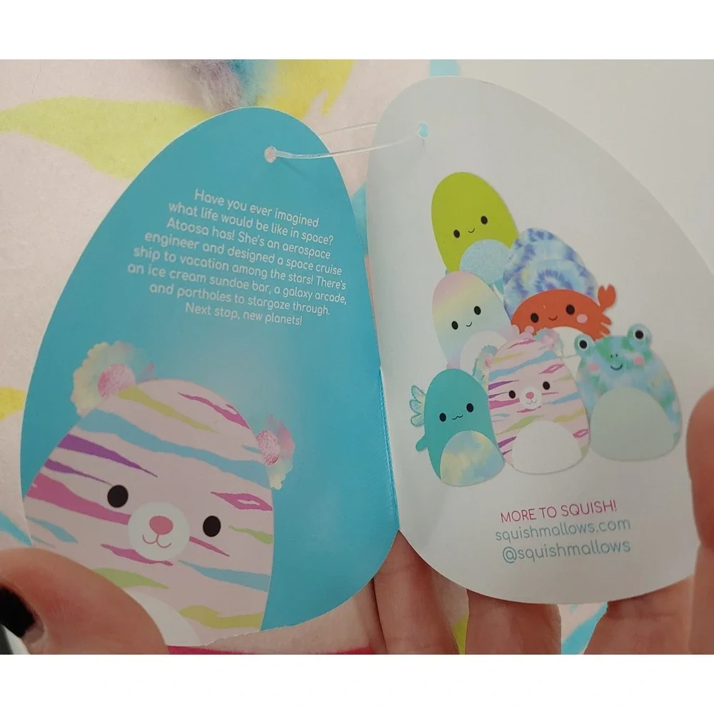 Squishmallows Atoosa The Rainbow Striped Tiger 12